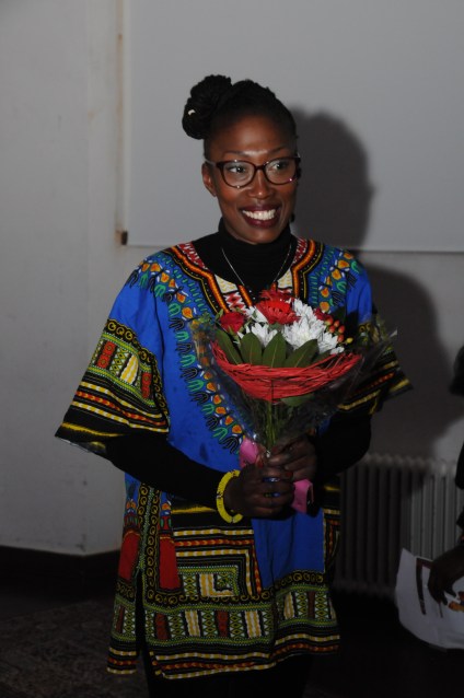 Coura Mbaye representerade Momodou M Jallow © Kulturföreningen Maisha