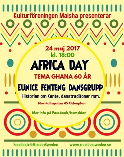 Maisha Africa Day flyer 2017